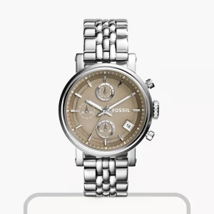 Fossil Boyfriend Chronograph Brown Dial Ladies Watch